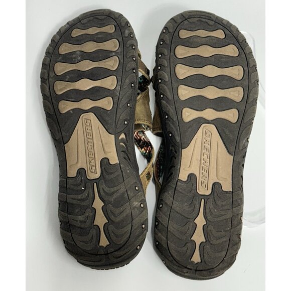 Skechers Brown Strappy Studded Women's Sandals - Picture 11 of 11